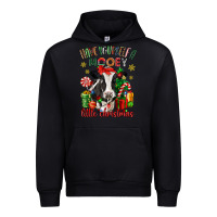 Black have yourself a little christmas cow Urban Hoodie - CowGirlArtShop