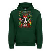 Forest Green have yourself a little christmas cow Urban Hoodie - CowGirlArtShop