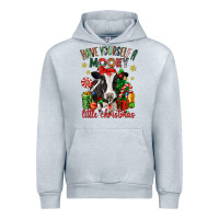 Heather Grey have yourself a little christmas cow Urban Hoodie - CowGirlArtShop