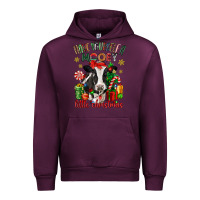 Mauve Wine have yourself a little christmas cow Urban Hoodie - CowGirlArtShop