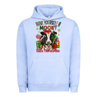 Pigment Grape Ice have yourself a little christmas cow Urban Hoodie - CowGirlArtShop