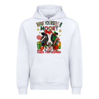 White have yourself a little christmas cow Urban Hoodie - CowGirlArtShop