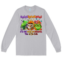 Moon Dust Hallothanksmas Long Sleeve Tee - NancyCooperArtShop