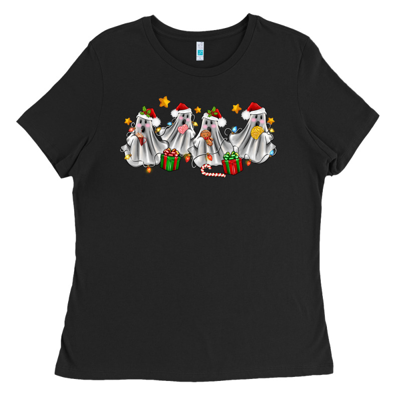 Pantasmas Ghost Christmas Ladies Tee by Zillion Design Studio | Teevron