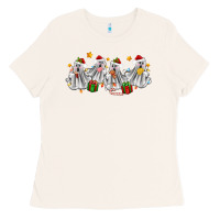Bone pantasmas ghost christmas Ladies Tee - Zillion Design Studio