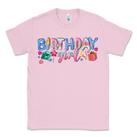 Bubblegum Pink birthday girl Classic Tee - NancyCooperArtShop