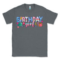 Charcoal Heather birthday girl Classic Tee - NancyCooperArtShop