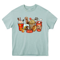 Arona labradoodle coffee cups Heavy Core Tee - Zillion Design Studio