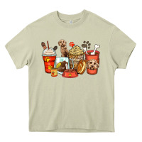 Mossy labradoodle coffee cups Heavy Core Tee - Zillion Design Studio