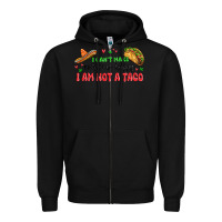 Black i cant make everyone happy i an not a taco Zipper Hoodie - MaliasSmallBusiness