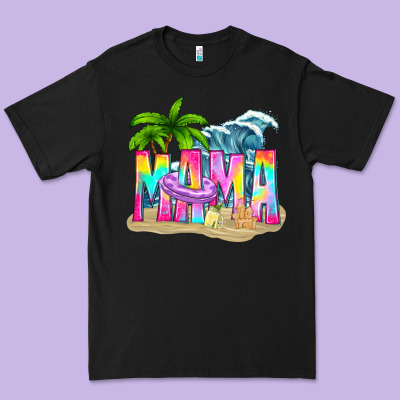 Summer Mama Premium Tee Designed By Texasbilliewilder