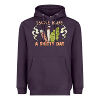Plum smoke away a sh tty day Heavyweight Hoodie - Artiststas