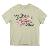 Mossy floral mother Heavy Core Tee - RanaPortraitStore