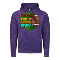 Cloud Purple football is my favorite season Vintage Hoodie - BundleAndBundleShop