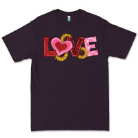 Plum valentine's day love sunflowers Premium Tee - RanaPortraitStore