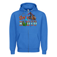 True Royal lets rodeo Zipper Hoodie - NancyCooperArtShop