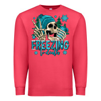 Cardinal freezing to death winter skull Premium Sweatshirt - Jasminsmagicworld
