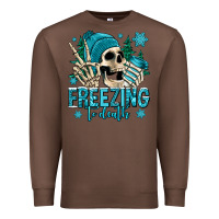Chestnut freezing to death winter skull Premium Sweatshirt - Jasminsmagicworld