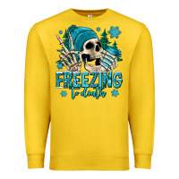 Lemon freezing to death winter skull Premium Sweatshirt - Jasminsmagicworld