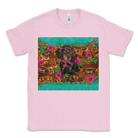 Bubblegum Pink dachshund Classic Tee - BarkalooDesign