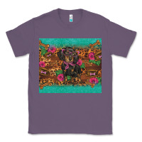 Lavender dachshund Classic Tee - BarkalooDesign