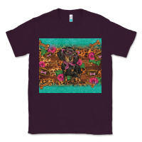 Plum dachshund Classic Tee - BarkalooDesign