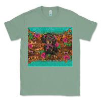 Sage dachshund Classic Tee - BarkalooDesign
