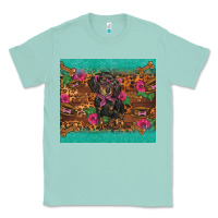 Seafoam dachshund Classic Tee - BarkalooDesign