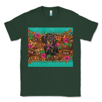 Sports Green dachshund Classic Tee - BarkalooDesign