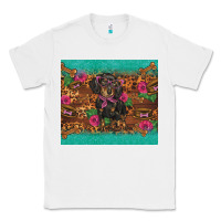 White dachshund Classic Tee - BarkalooDesign