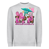 Heather Grey lpn licensed practical nurse Heavyweight Sweatshirt - AdoDesignShop