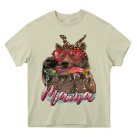 Mossy mother's day mama bear wıth bandana and glasses Heavy Core Tee - RanaPortraitStore