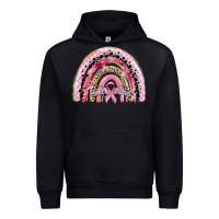Black cancer rainbow Urban Hoodie - CowGirlArtShop