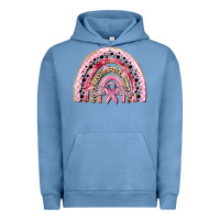 Pigment Pebble Blue cancer rainbow Urban Hoodie - CowGirlArtShop