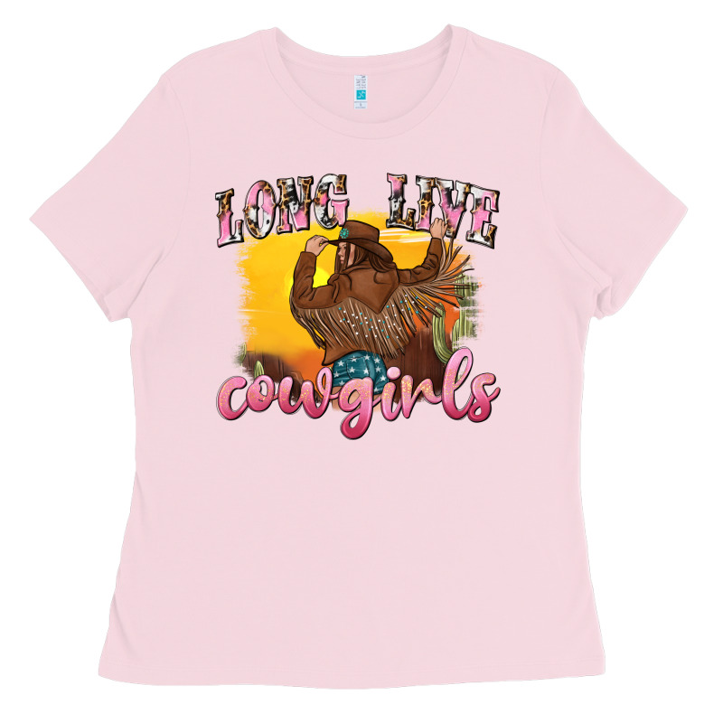 Western Long Live Cowgirls Ladies Tee by texasbilliewilder | Teevron