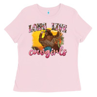 Bubblegum Pink western long live cowgirls Ladies Tee - texasbilliewilder