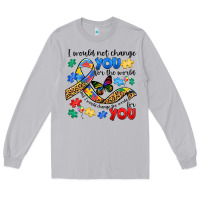 Moon Dust i would not change you autism Long Sleeve Tee - JahusDesignShop