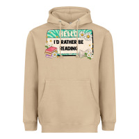 Mushroom hello id rather be reading Heavyweight Hoodie - Artiststas
