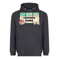 Smoke hello id rather be reading Heavyweight Hoodie - Artiststas
