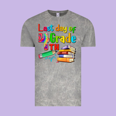 Last Day Of Fourth Grade Vintage Tee Designed By Artiststas