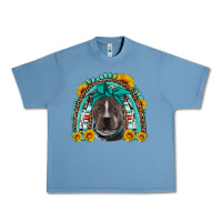 Pebble Blue western pitbull rainbow Urban Heavy Tee - Artiststas