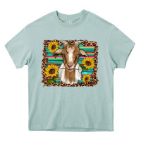 Arona goat daisy sunflowers leopard serape glitter Heavy Core Tee - Artiststas