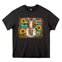 Asphalt goat daisy sunflowers leopard serape glitter Heavy Core Tee - Artiststas