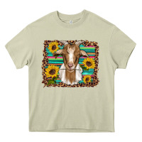 Mossy goat daisy sunflowers leopard serape glitter Heavy Core Tee - Artiststas