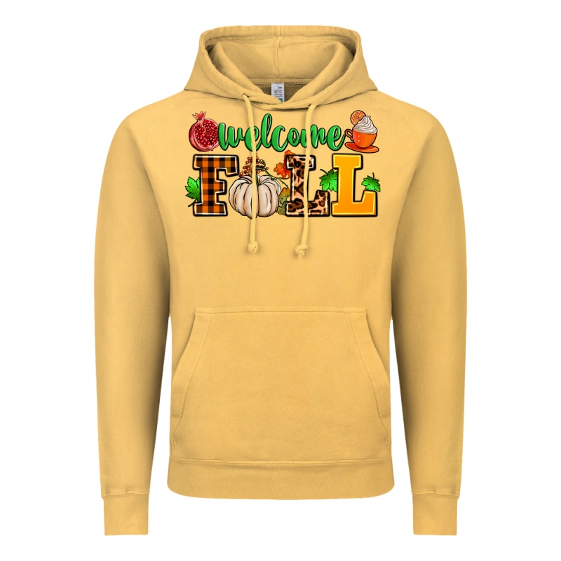 Welcome Fall Vintage Hoodie by AdoDesignShop | Teevron