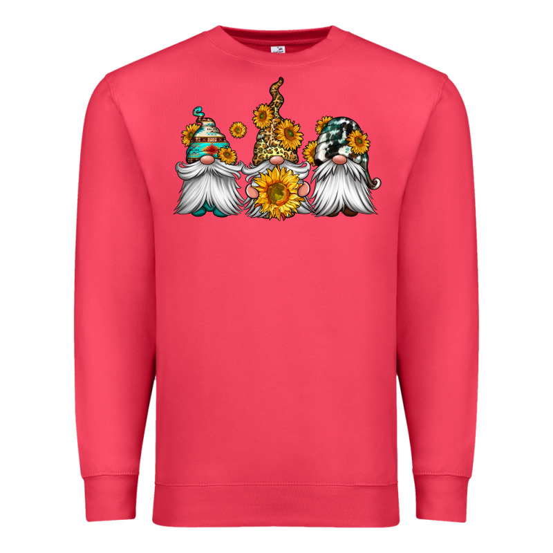 Western Sunflowers Gnomes Premium Sweatshirt by Jasminsmagicworld | Teevron