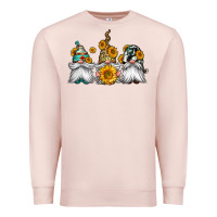 Pale Pink western sunflowers gnomes Premium Sweatshirt - Jasminsmagicworld