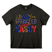 Asphalt star spangled and sassy billie wilder Heavy Core Tee - texasbilliewilder