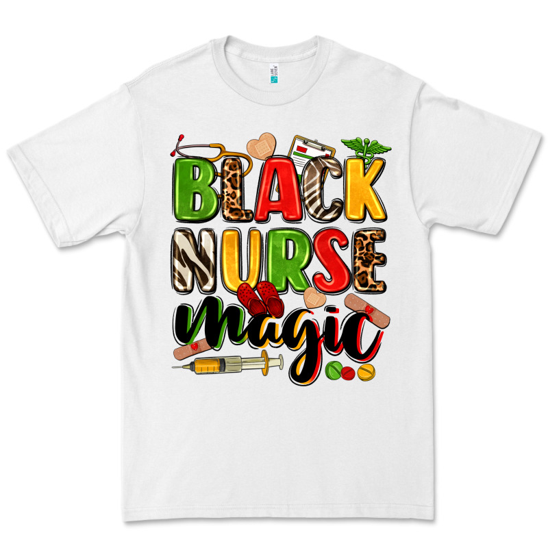 Black Nurse Magic Premium Tee by Zillion Design Studio | Teevron