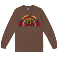 Chestnut lady of guadalupe rainbow Long Sleeve Tee - Jasminsmagicworld